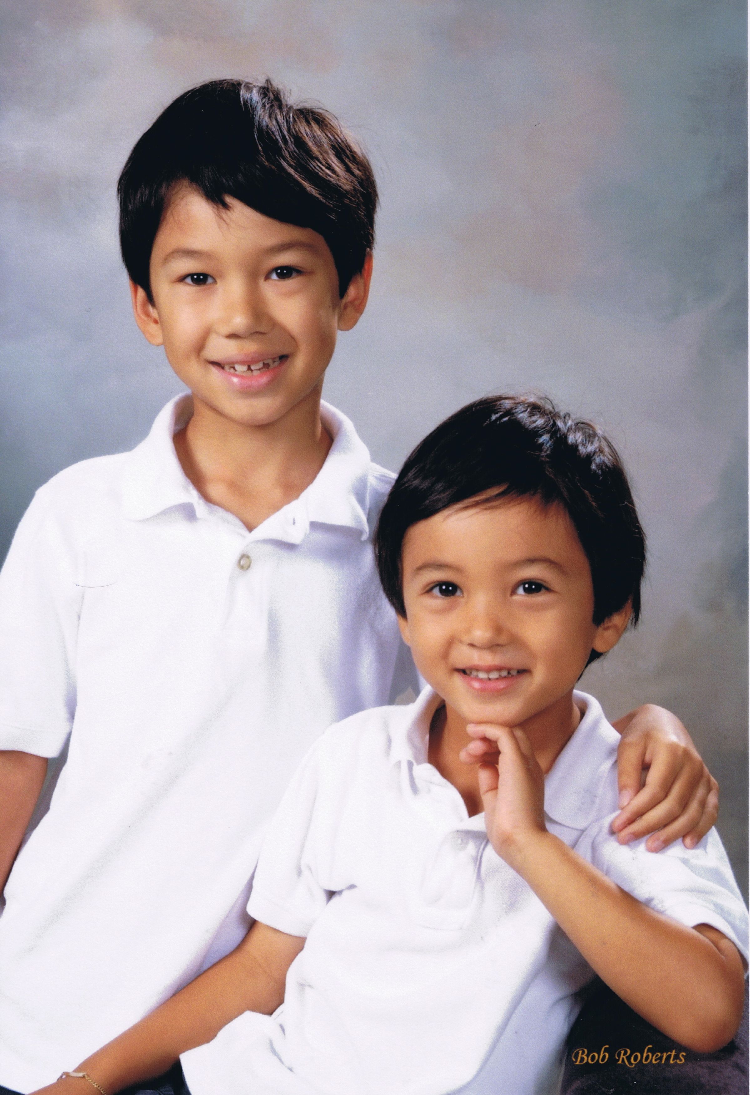Emeric and his brother at AIS