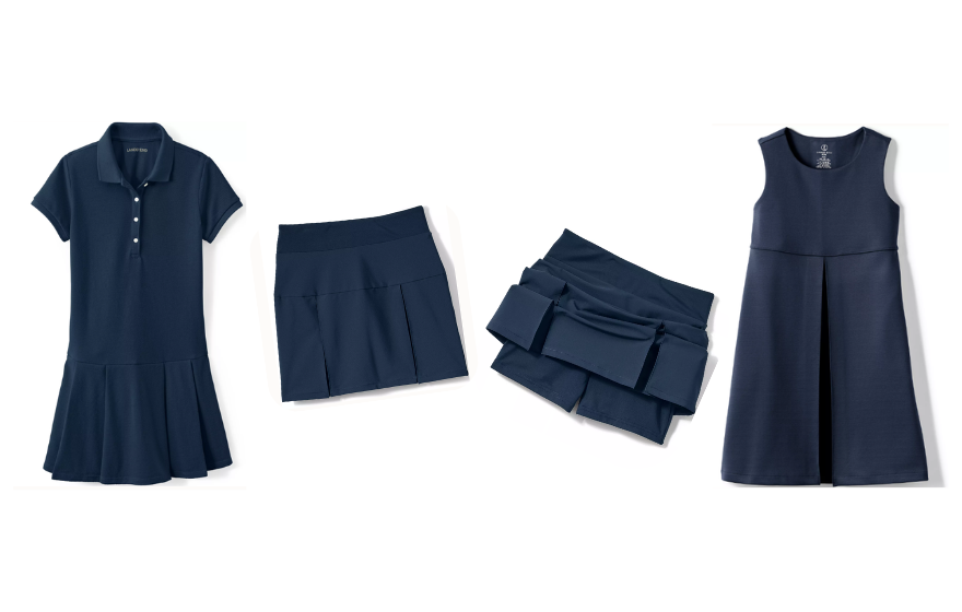 Approved dresses, skirts and skorts