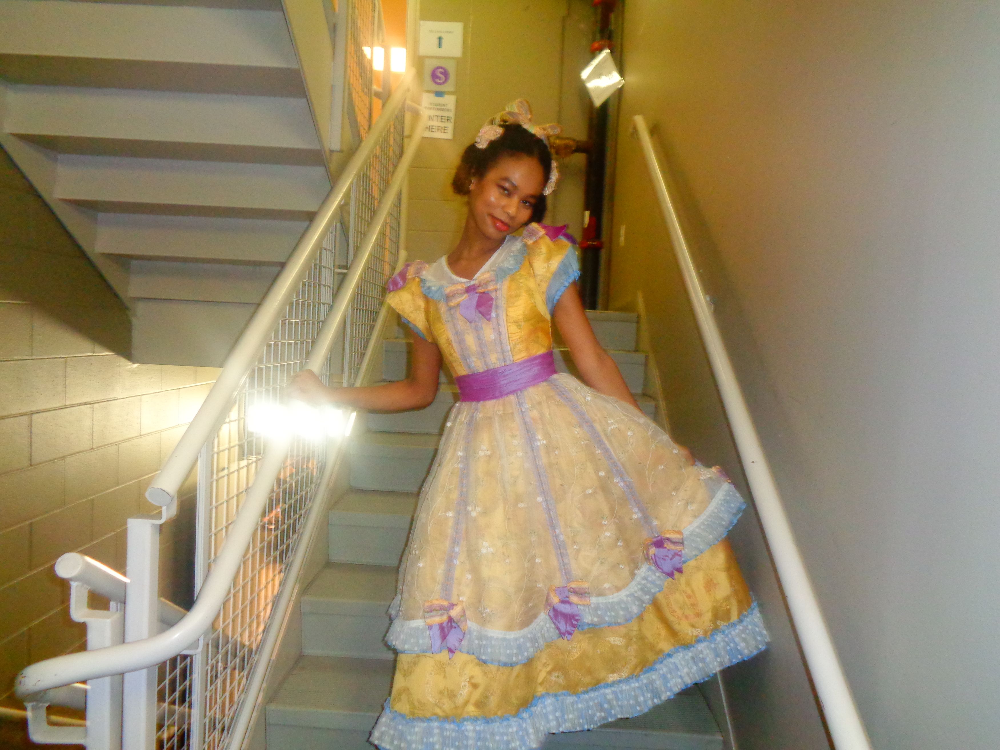 Samrawit as a ballet dancer in the Nutcracker