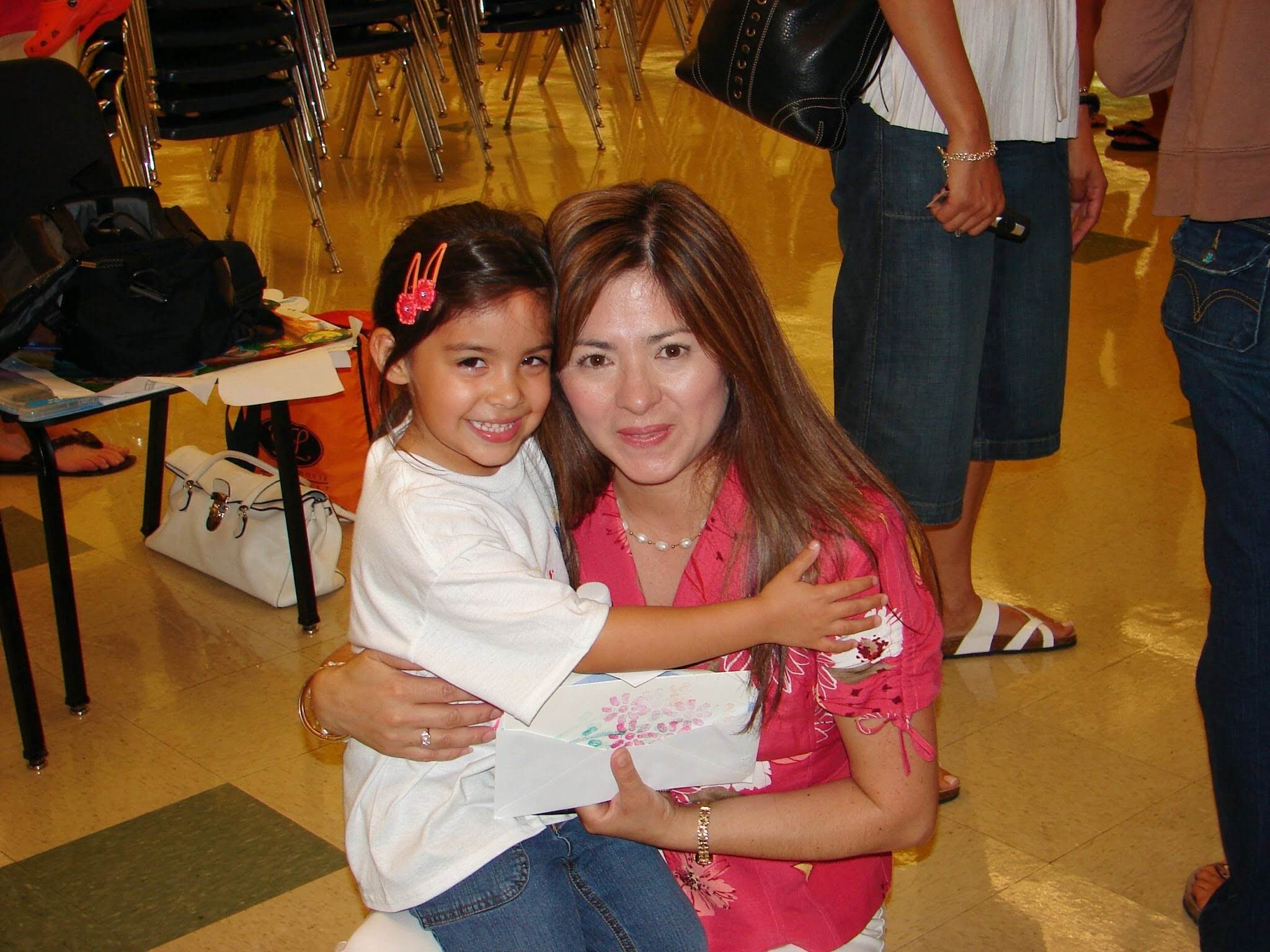 Isabella with Ms. Monica