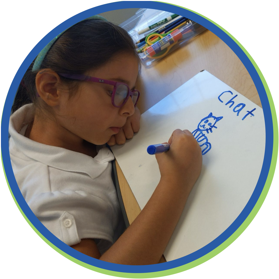 Austin International School students participating in the French as a Foreign Language (FLE) program, showcasing their language skills.