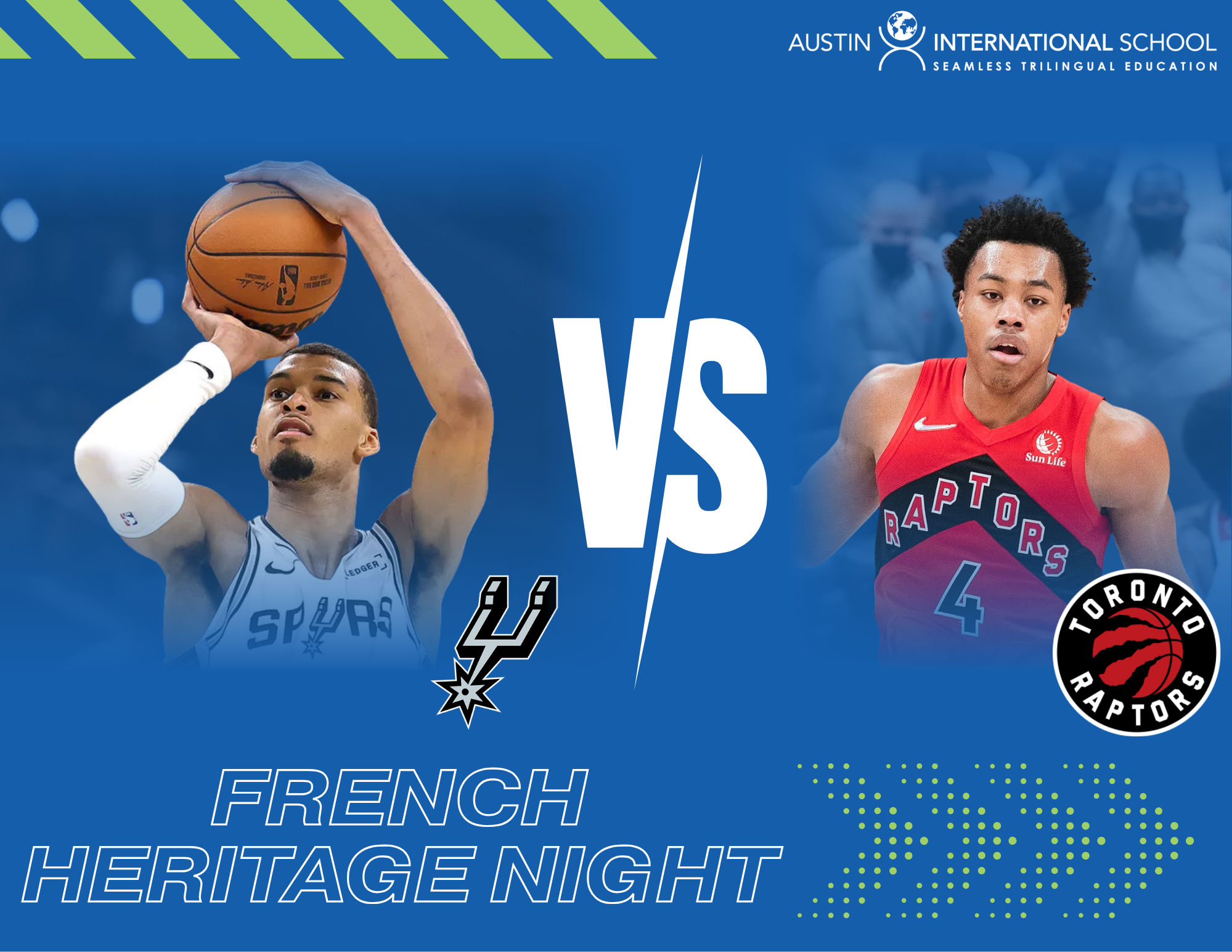 AIS French Heritage Night with the San Antonio Spurs