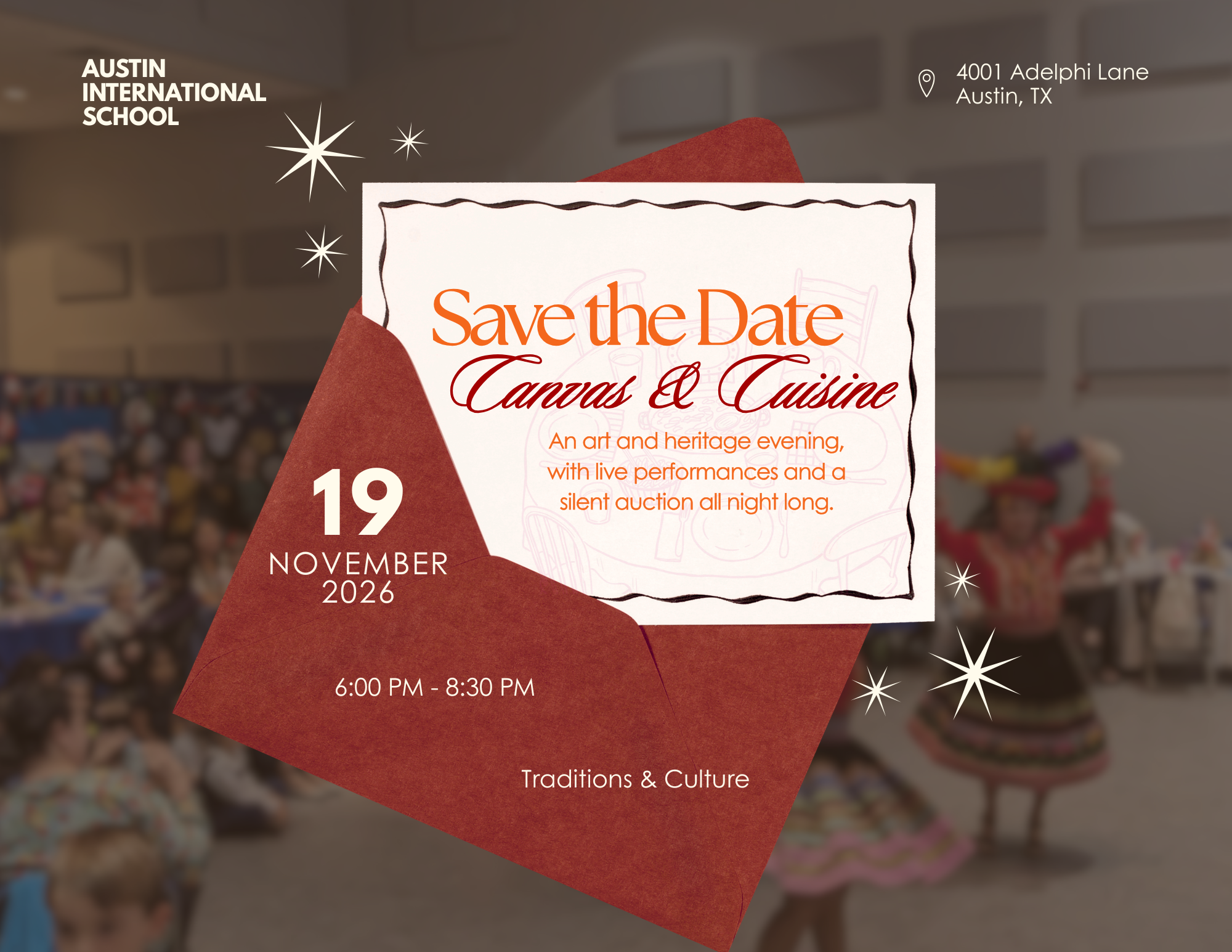 Canvas and Cuisine — An Art and Heritage Evening, November 19 2026