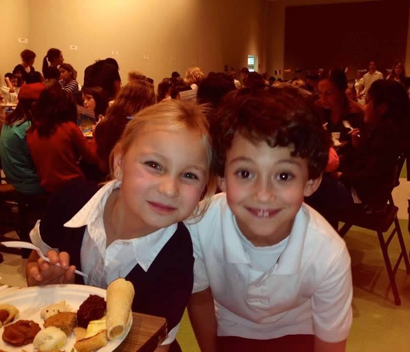 Alexandra Jiampietro & classmate Elementary